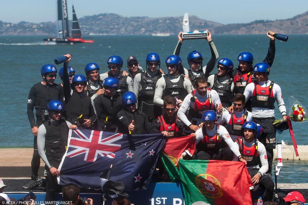 04/09/2013 - San Francisco (USA,CA) - 34th America's Cup - Red Bull Youth America's Cup - Day 4 photo copyright Gilles Martin-Raget/Oracle Racing.com http://www.oracleteamusamedia.com/ taken at  and featuring the  class