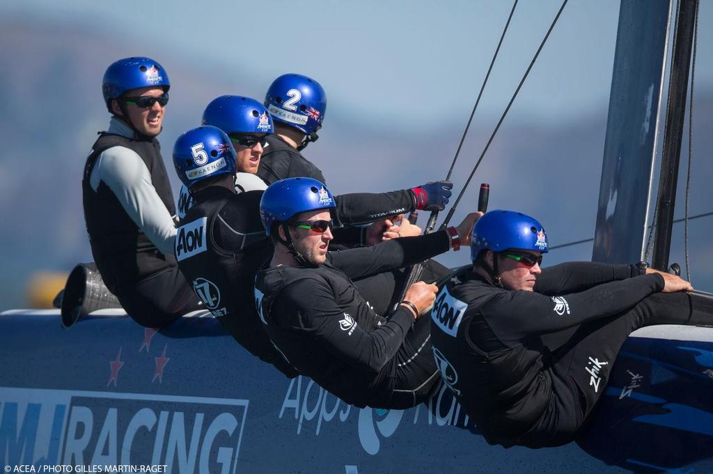 04/09/2013 - San Francisco (USA,CA) - 34th America's Cup - Red Bull Youth America's Cup - Day 4 photo copyright Gilles Martin-Raget/Oracle Racing.com http://www.oracleteamusamedia.com/ taken at  and featuring the  class