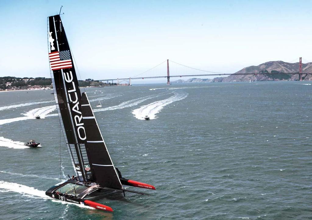 Oracle Team USA photo copyright Guilain Grenier taken at  and featuring the  class
