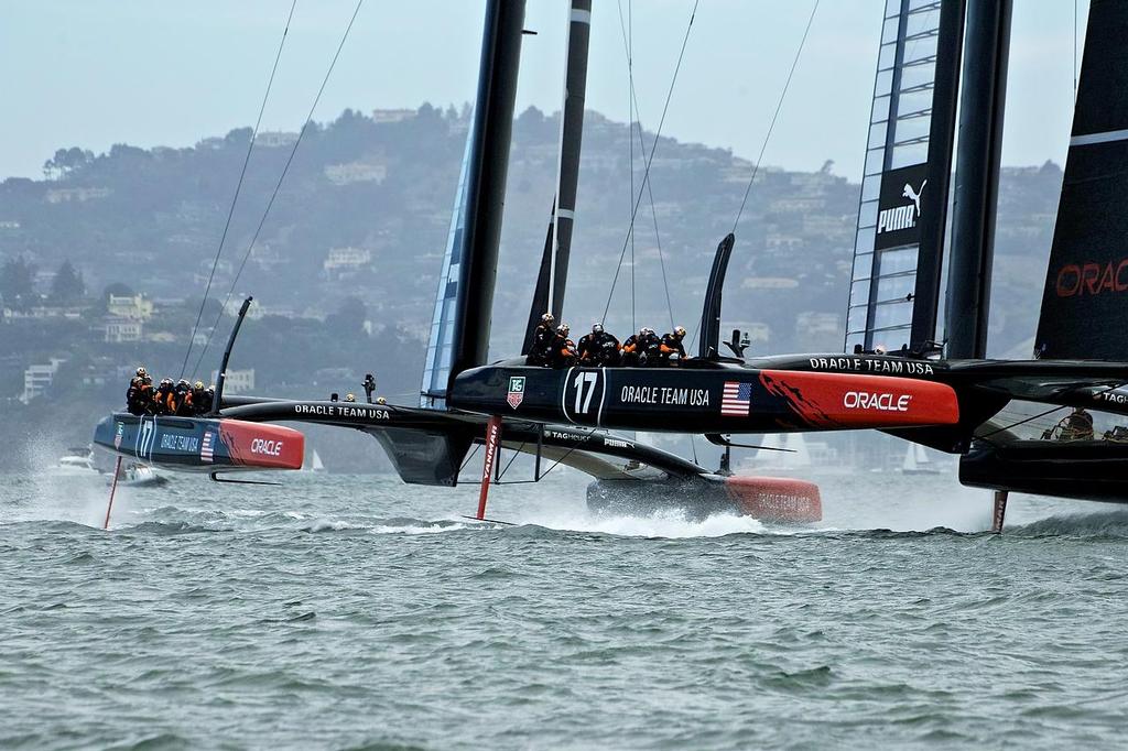 Lantz180813 (4) - America's Cup - Defender Internal Trials August 17, 2013 photo copyright Chuck Lantz http://www.ChuckLantz.com taken at  and featuring the  class