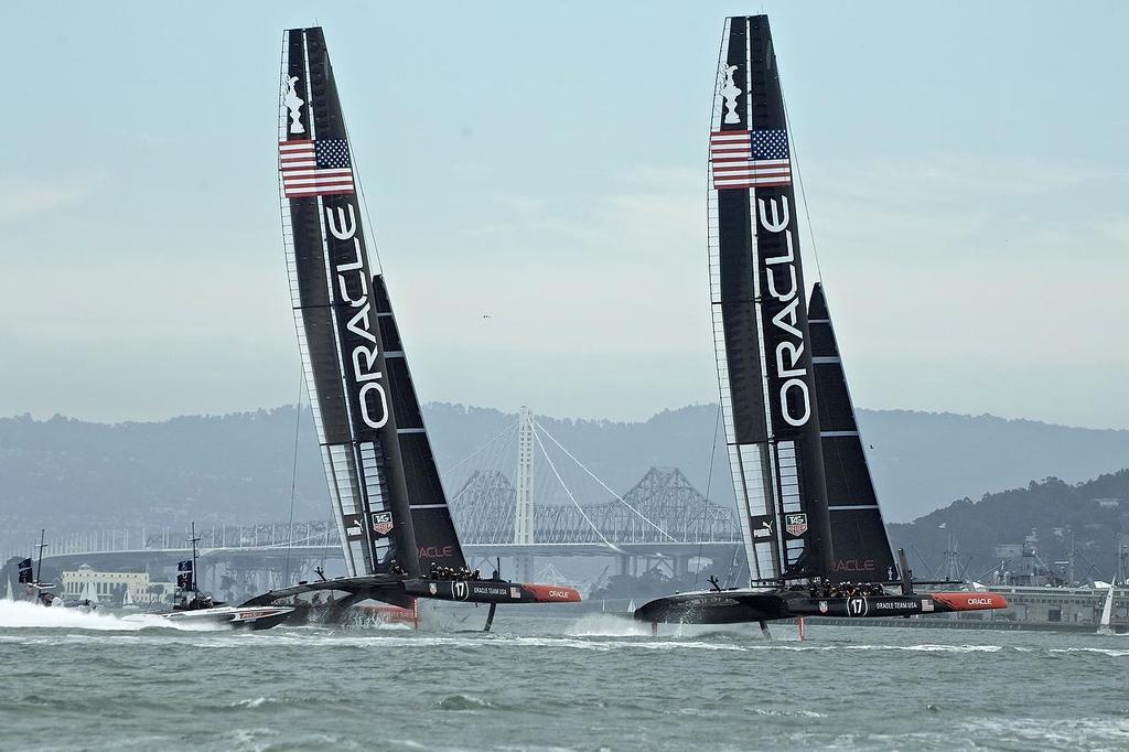 Lantz180813 (7) - America's Cup - Defender Internal Trials August 17, 2013 photo copyright Chuck Lantz http://www.ChuckLantz.com taken at  and featuring the  class