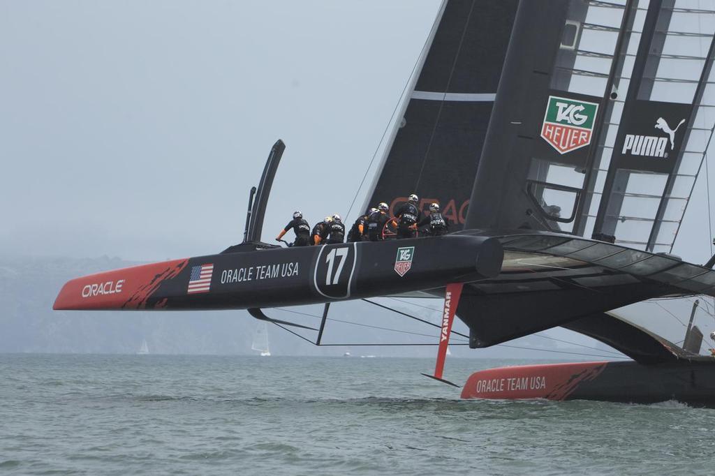 Oracle Team USA - Defender Trials - August 2013 © Chuck Lantz http://www.ChuckLantz.com