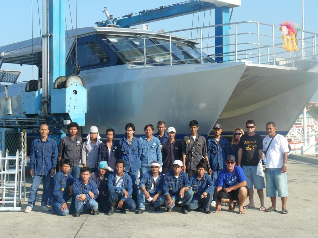 Thailand team photo copyright Swan Super Lines www.swansuperlines.com taken at  and featuring the  class