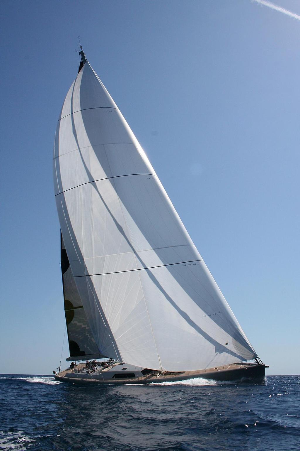 Wally 107Kenora with custom ICE sails - image credit to Fiona Bruce Doyle PalmaA photo copyright SW taken at  and featuring the  class