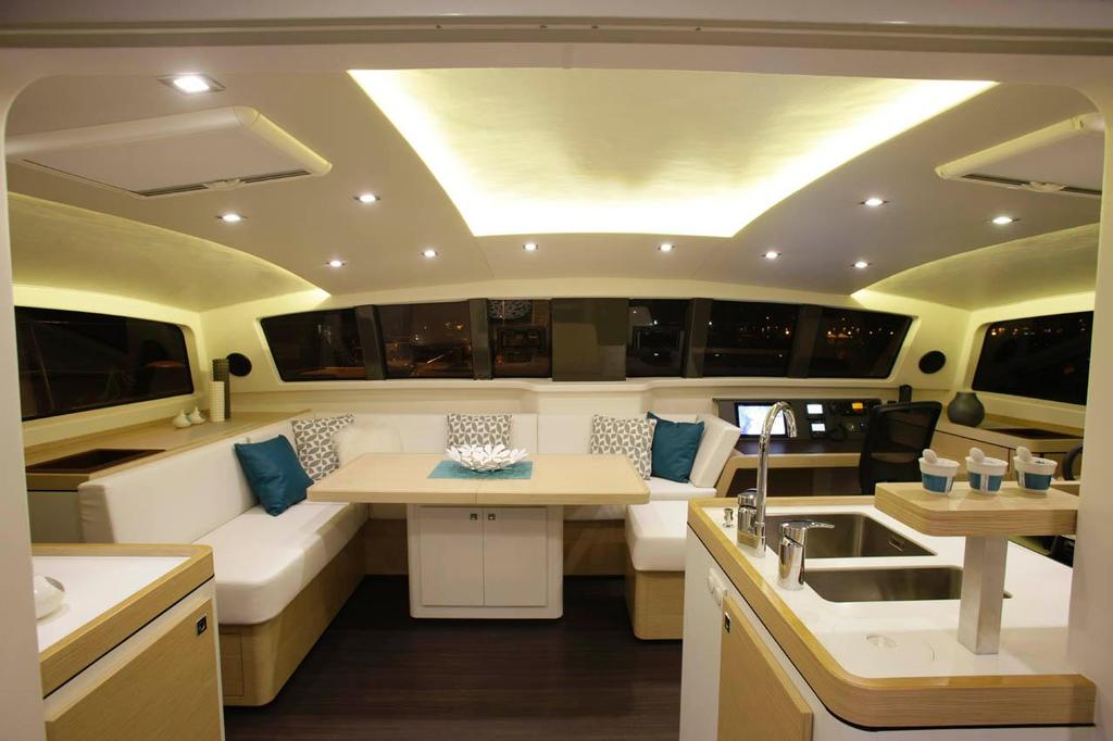 Outremer 51 interior photo copyright Ross Southam-Walker http://www.multihullcentral.com/outremer-51/ taken at  and featuring the  class