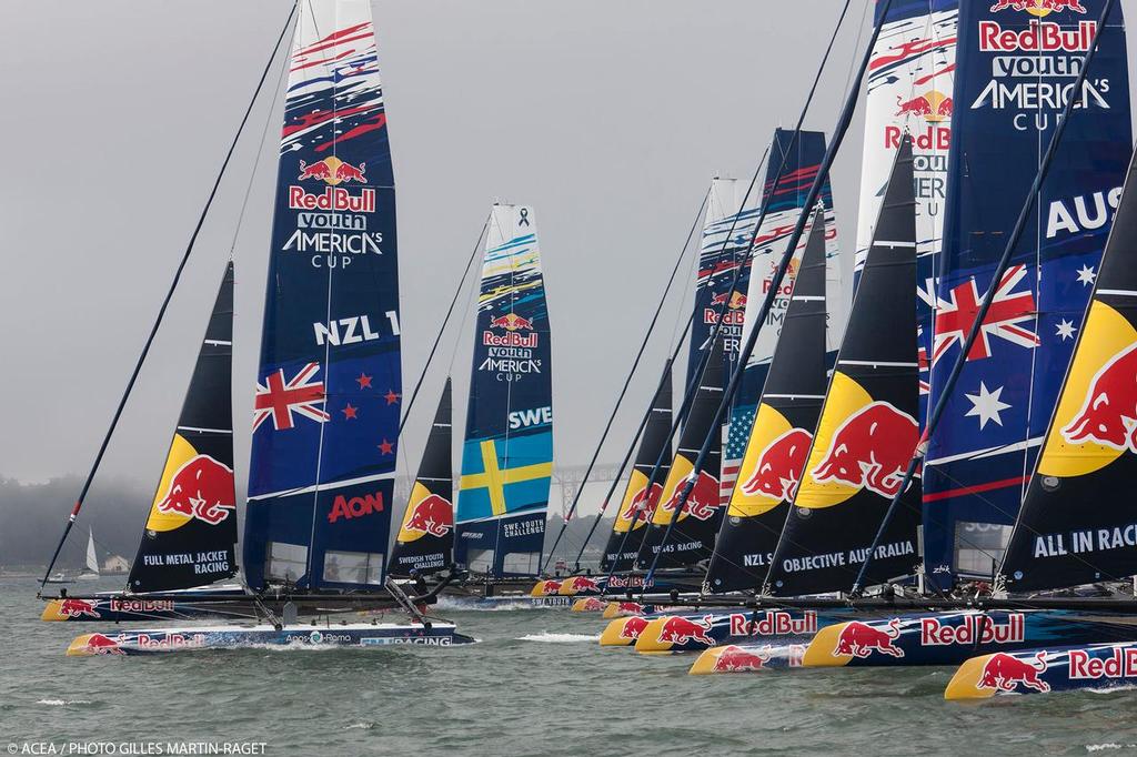 01/09/2013 - San Francisco (USA,CA) - 34th America’s Cup - Red Bull Youth America’s Cup - Race Day 1 © Balazs Gardi / Red Bull Content Pool