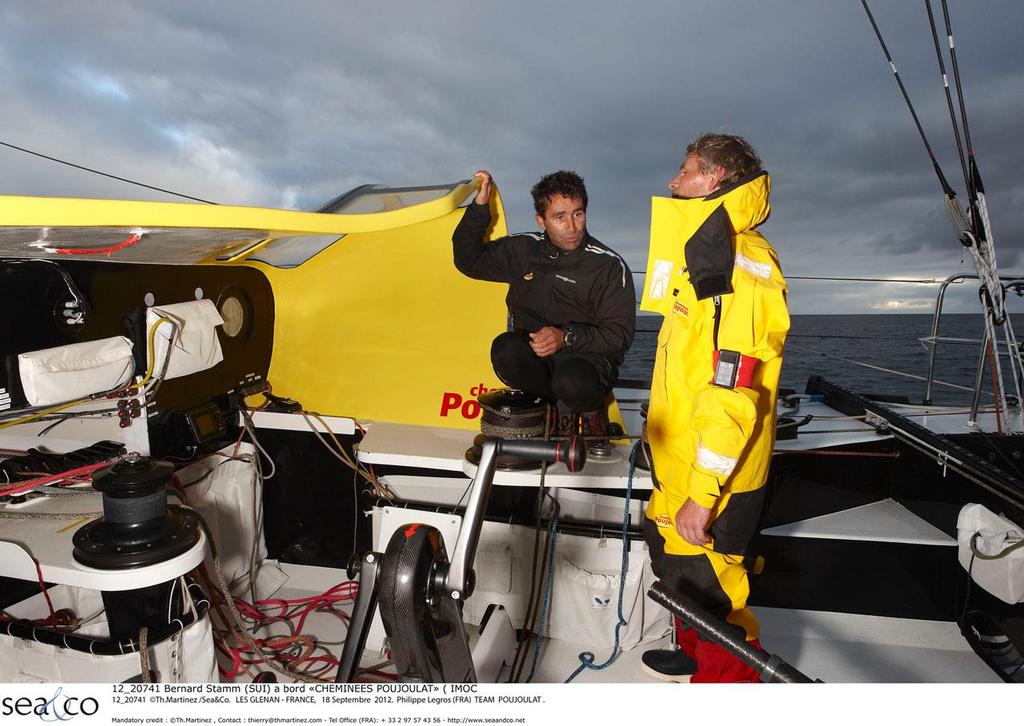 Bernard Stamm et Philippe Legros © Th.Martinez/Sea&Co