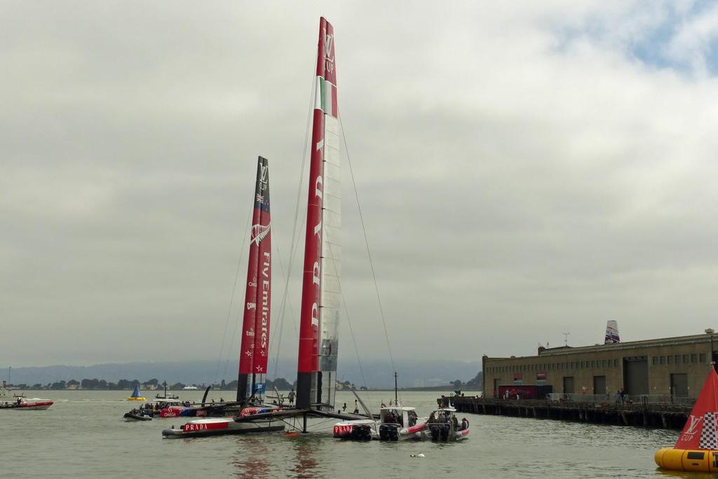 Finals Day 4, Louis Vuitton Cup, August 21, 2013 © John Navas 