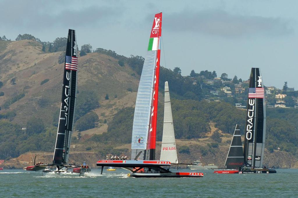 Finals Day 4, Louis Vuitton Cup, August 21, 2013 © John Navas 