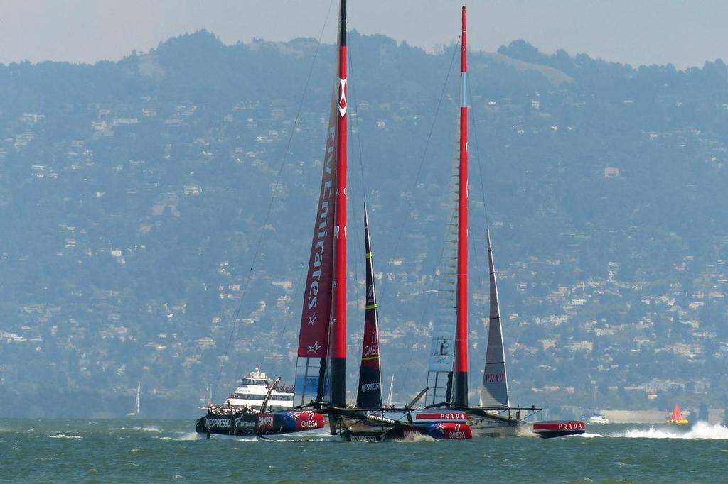 Finals Day 4, Louis Vuitton Cup, August 21, 2013 © John Navas 