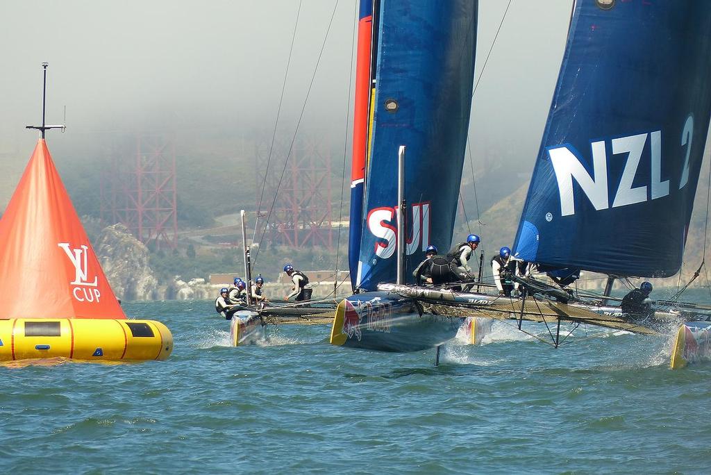 Team Tilt (SUI)- Red Bull Youth America&rsquo;s Cup - Practice Day - August 27, 2013 photo copyright John Navas  taken at  and featuring the  class