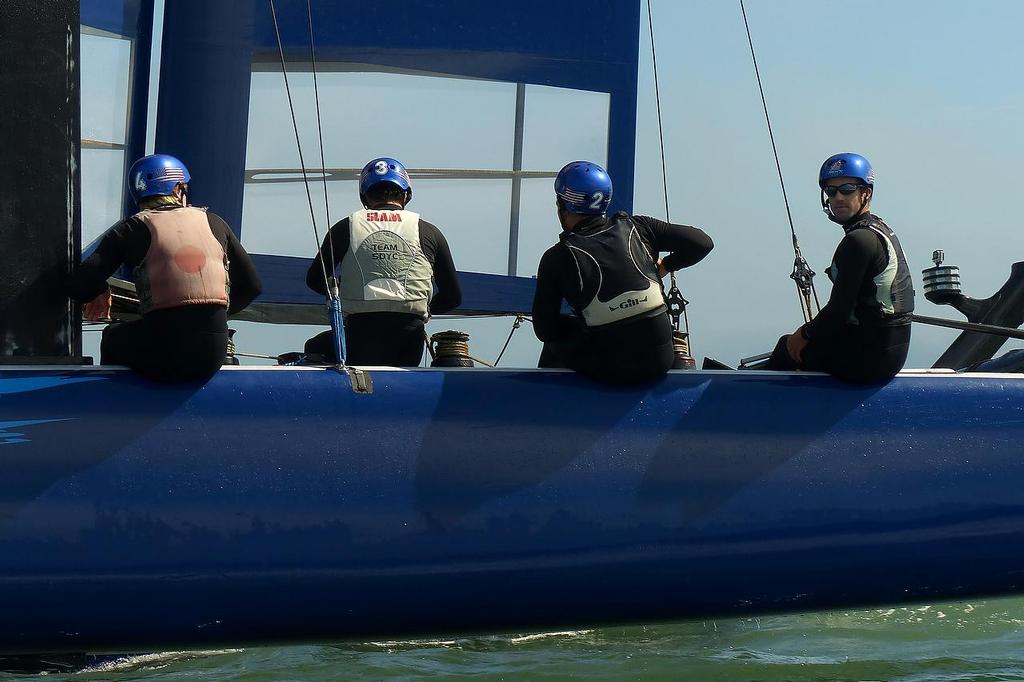 Charlie Buckingham - Red Bull Youth America&rsquo;s Cup - Training August 16, 2013 - Kaenon Team photo copyright John Navas  taken at  and featuring the  class