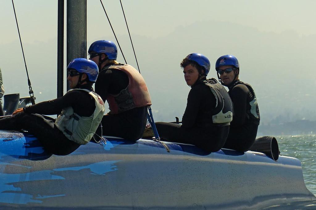 Charlie Buckingham - Red Bull Youth America&rsquo;s Cup - Training August 16, 2013 - Kaenon Team photo copyright John Navas  taken at  and featuring the  class