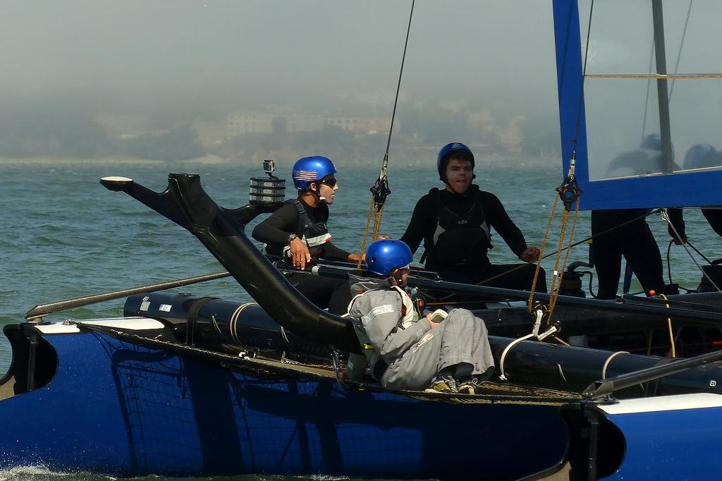 Charlie Buckingham - Red Bull Youth America&rsquo;s Cup - Training August 16, 2013 - Kaenon Team photo copyright John Navas  taken at  and featuring the  class