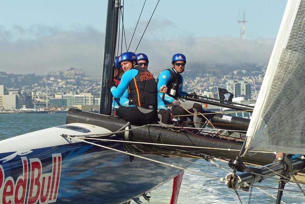 Will Tiller - Red Bull Youth America’s Cup - Training August 16, 2013 - Kaenon Team © John Navas 