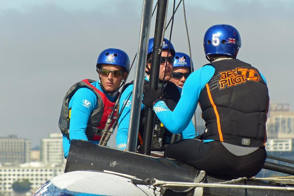 Will Tiller- Red Bull Yoith America&rsquo;s Cup - Training August 16, 2013 - Kaenon Team photo copyright John Navas  taken at  and featuring the  class