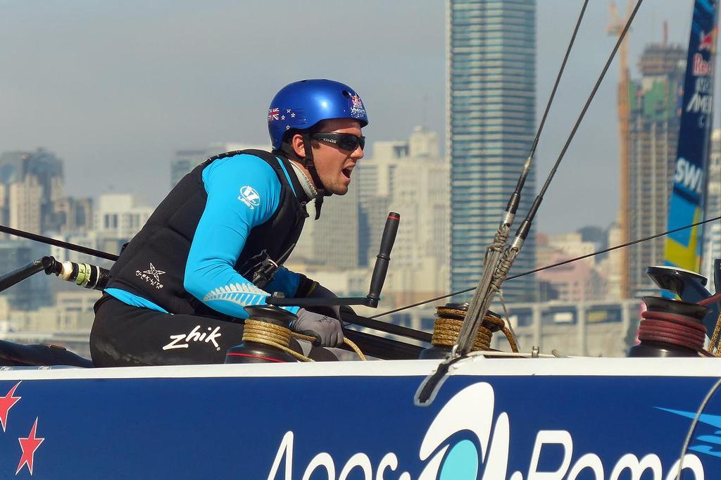 Will Tiller - Red Bull Youth America’s Cup - Training August 16, 2013 - Kaenon Team © John Navas 