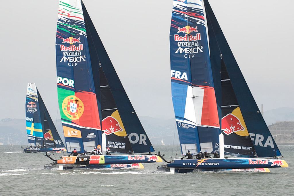 Sweden, Portugal and France - Red Bull Youth America’s Cup © Chuck Lantz http://www.ChuckLantz.com