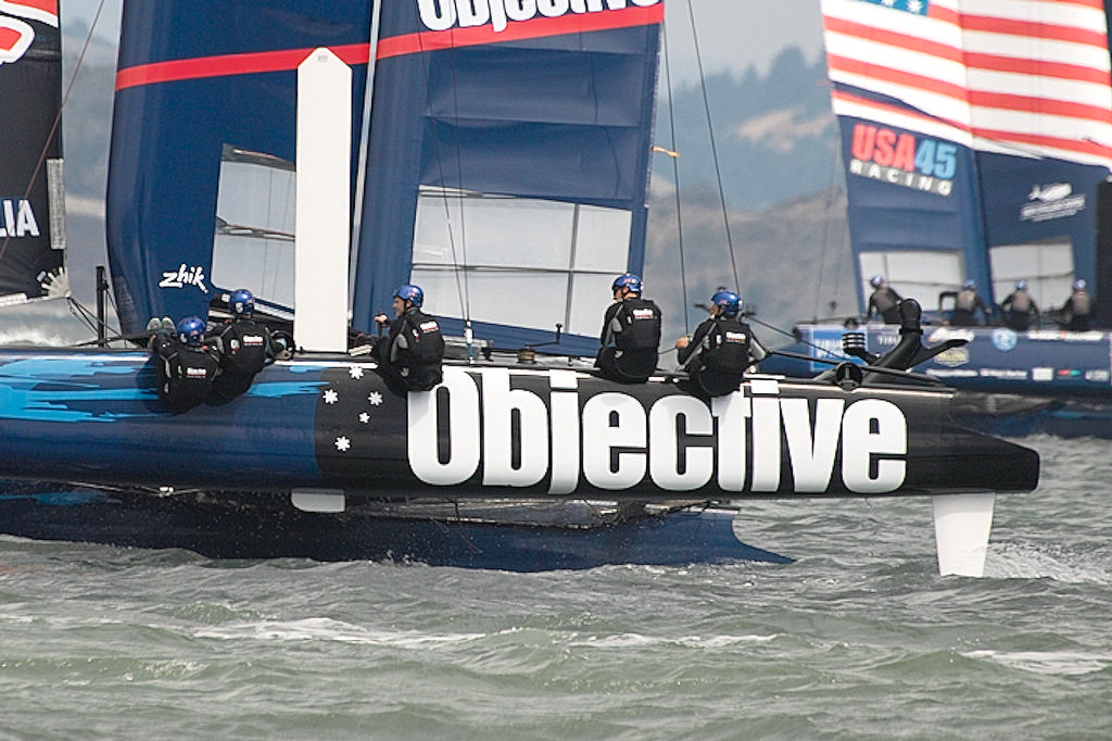 Team Objective - Australia looking like they’ve been sailing the AC45 for years, rather than days - Red Bull Youth America’s Cup photo copyright Chuck Lantz http://www.ChuckLantz.com taken at  and featuring the  class