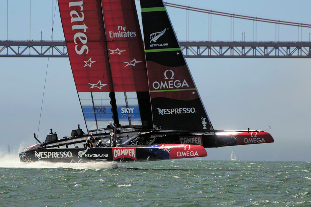 ETNZ making one high speed pass.  - America's Cup photo copyright Chuck Lantz http://www.ChuckLantz.com taken at  and featuring the  class