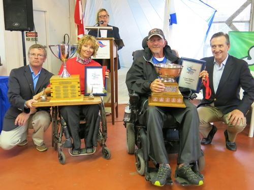 The winner of the High Liner Mobility Cup 2013, Christine Lavallée of Gatineau, Quebec © Mike Archibald