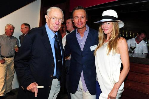 Bob Oatley, Ernesto and Kristy Bertarelli, Audi Hamilton Island Race Week - Welcome cocktail party © Belinda Rolland