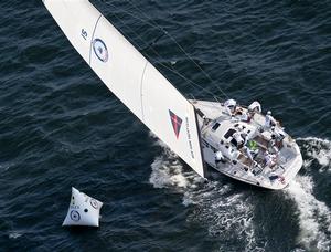 Ken Colburn’s team on Apparition at last year's New York Yacht Club Invitational Cup presented by Rolex photo copyright  Rolex/ Kurt Arrigo http://www.regattanews.com taken at  and featuring the  class