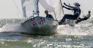 Jo Aleh/Polly Powrie (NZL) photo copyright Christoph Breschi http://breschi-photo-video.com/ taken at  and featuring the  class