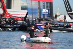 07/09/2013 - San Francisco (USA,CA) - 34th America's Cup - Oracle vs ETNZ; Day 1 Racing photo copyright ACEA / Photo Abner Kingman http://photo.americascup.com taken at  and featuring the  class