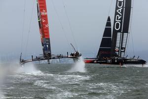 08/09/2013 - San Francisco (USA,CA) - 34th America's Cup - ORACLE Team USA vs Emirates Team New Zealand, Race Day 2 photo copyright ACEA - Photo Gilles Martin-Raget http://photo.americascup.com/ taken at  and featuring the  class