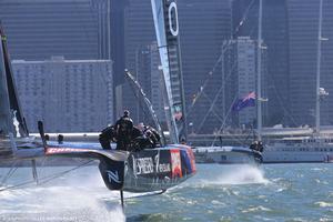 08/09/2013 - San Francisco (USA,CA) - 34th America's Cup - ORACLE Team USA vs Emirates Team New Zealand, Race Day 2 photo copyright ACEA - Photo Gilles Martin-Raget http://photo.americascup.com/ taken at  and featuring the  class