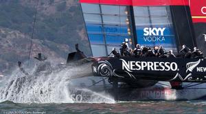 San Francisco, 10/09/13 34th AMERICA'S CUP America's Cup Final 5 Emirates Team New Zealand vs Oracle Team USA photo copyright Carlo Borlenghi/Luna Rossa http://www.lunarossachallenge.com taken at  and featuring the  class