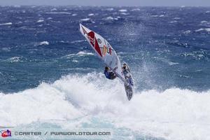 Moritz wins the juniors - PWA Tenerife World Cup 2013 photo copyright  John Carter / PWA http://www.pwaworldtour.com taken at  and featuring the  class