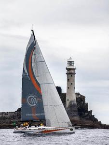Swan 60 SGM (GER) round the Fastnet Rock photo copyright  Rolex/Daniel Forster http://www.regattanews.com taken at  and featuring the  class