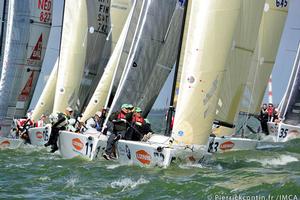 Training Day  RYC Hollandia Medemblik - Magic Marine Melges 24 European Championship 2013 photo copyright  Pierrick Contin http://www.pierrickcontin.fr/ taken at  and featuring the  class