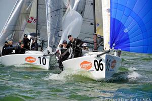 Training Day  RYC Hollandia Medemblik - Magic Marine Melges 24 European Championship 2013 photo copyright  Pierrick Contin http://www.pierrickcontin.fr/ taken at  and featuring the  class