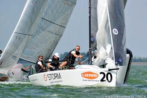 Training Day  RYC Hollandia Medemblik - Magic Marine Melges 24 European Championship 2013 photo copyright  Pierrick Contin http://www.pierrickcontin.fr/ taken at  and featuring the  class