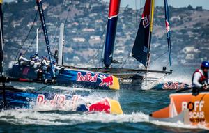Team Tilt instable à la Red Bull Youth America’s Cup photo copyright Loris von Siebenthal/Team Tilt Sailing taken at  and featuring the  class