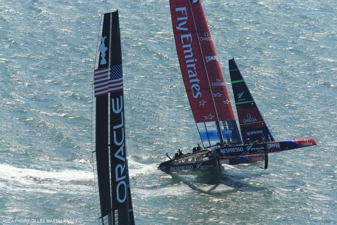 14/09/2013 - San Francisco (USA,CA) - 34th America’s Cup - ORACLE Team USA vs Emirates Team New Zealand, Race Day 5 © ACEA - Photo Gilles Martin-Raget http://photo.americascup.com/