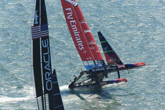 14/09/2013 - San Francisco (USA,CA) - 34th America’s Cup - ORACLE Team USA vs Emirates Team New Zealand, Race Day 5 © ACEA - Photo Gilles Martin-Raget http://photo.americascup.com/