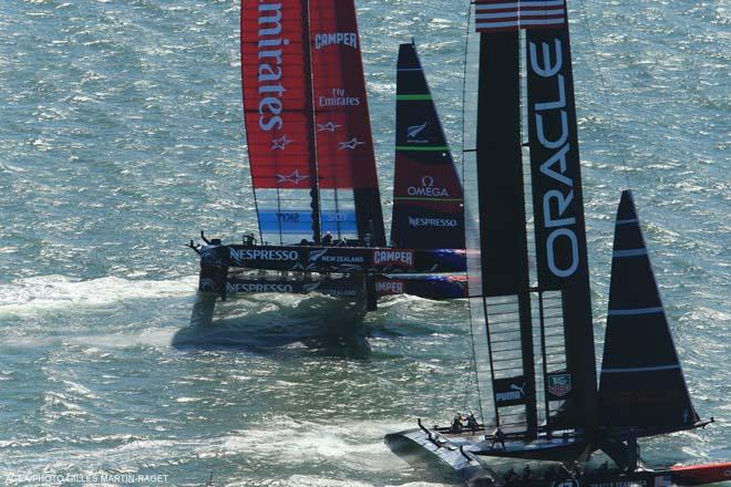 14/09/2013 - San Francisco (USA,CA) - 34th America’s Cup - ORACLE Team USA vs Emirates Team New Zealand, Race Day 5 © ACEA - Photo Gilles Martin-Raget http://photo.americascup.com/