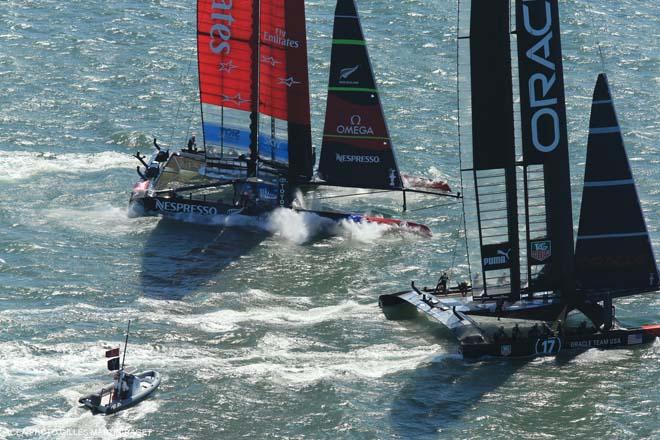 14/09/2013 - San Francisco (USA,CA) - 34th America’s Cup - ORACLE Team USA vs Emirates Team New Zealand, Race Day 5 © ACEA - Photo Gilles Martin-Raget http://photo.americascup.com/