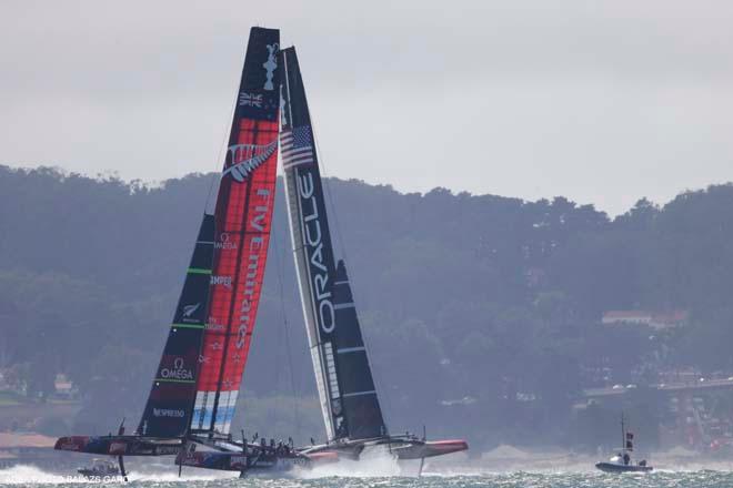 12/09/2013 - San Francisco (USA,CA) - 34th America’s Cup - ORACLE Team USA vs Emirates Team New Zealand, Race Day 4 ©  ACEA / Photo Balazs Gardi http://www.americascup.com/