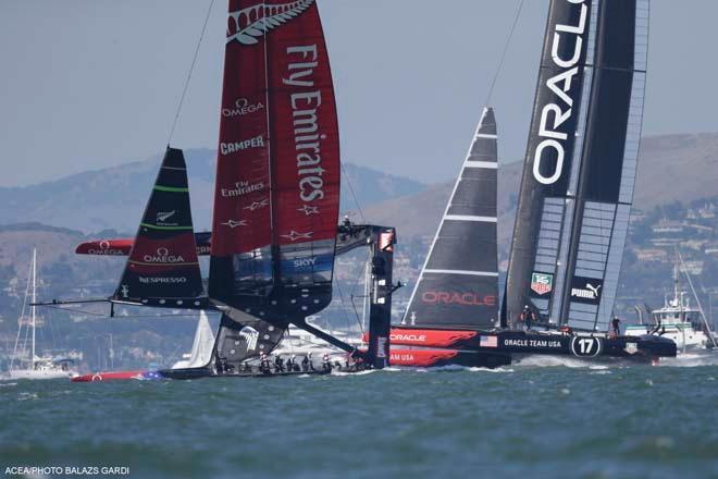 14/09/2013 - San Francisco (USA,CA) - 34th America’s Cup - ORACLE Team USA vs Emirates Team New Zealand, Race Day 5 ©  ACEA / Photo Balazs Gardi http://www.americascup.com/