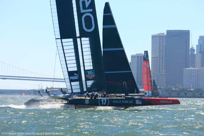 ORACLE Team USA vs Emirates Team New Zealand, Race Day 6 © ACEA - Photo Gilles Martin-Raget http://photo.americascup.com/