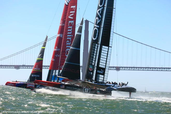 18/09/2013 - San Francisco (USA,CA) - 34th America’s Cup - ORACLE Team USA vs Emirates Team New Zealand, Race Day 8 © ACEA - Photo Gilles Martin-Raget http://photo.americascup.com/