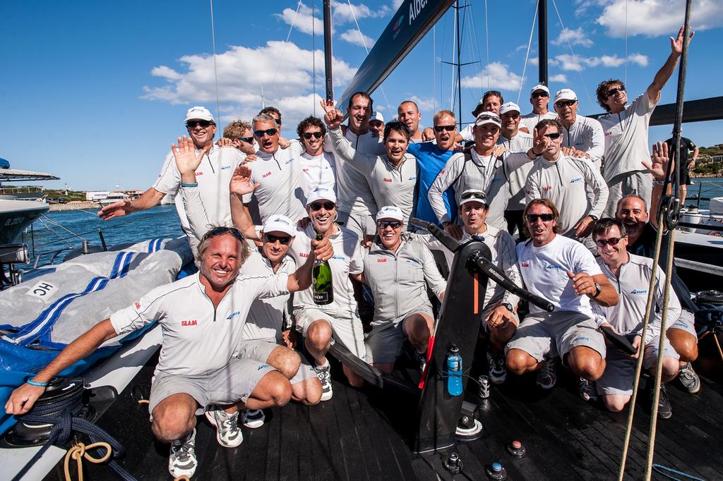 PORTO CERVO, ITALY - 14 SEP 2013:   Day five of Audi Settimana delle Bocche 2013 at Yacht Club Costa Smeralda on September 14th 2013 in Porto Cervo, Italy. Photo by Xaume Olleros for 52 Super Series photo copyright 52 Super Series taken at  and featuring the  class