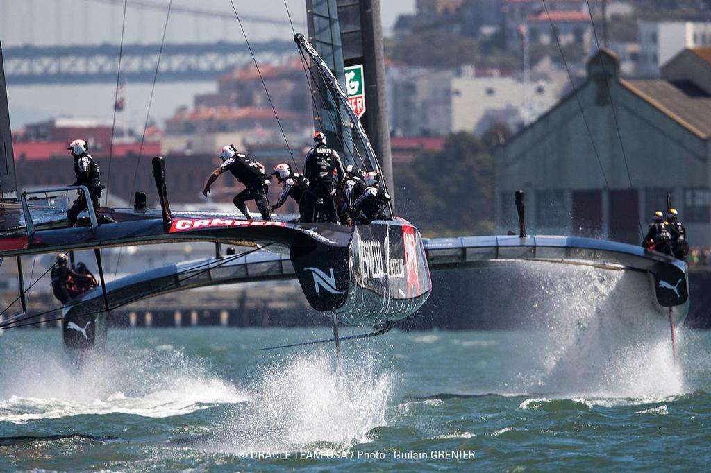 AC34 Match / ETNZ vs OTUSA DAY 9 - Race 12 / 34th America’s Cup, San Francisco © Guilain Grenier Oracle Team USA http://www.oracleteamusamedia.com/