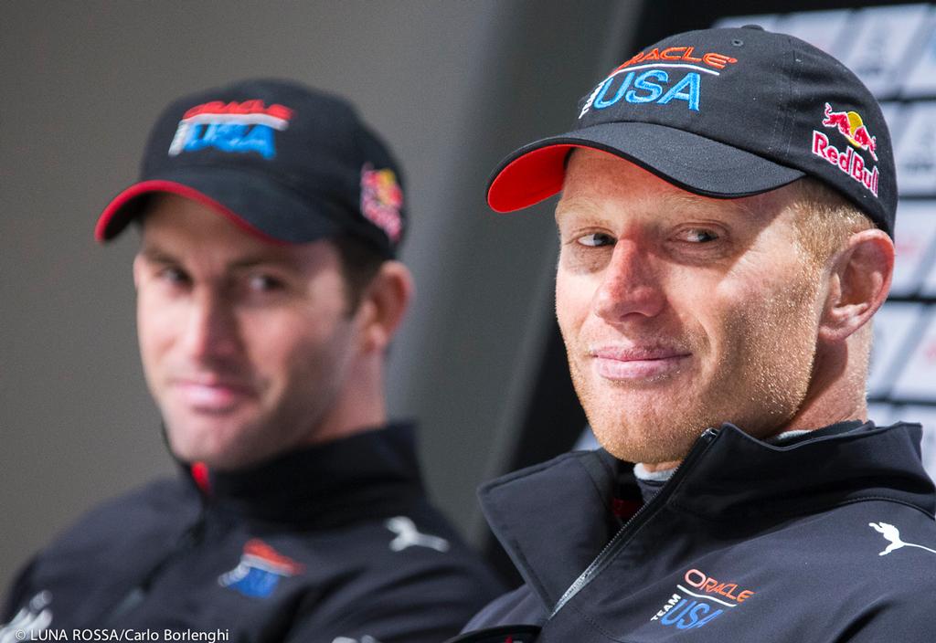 America’s Cup Final 5 Oracle Team USA  Skipper James Spithill and Ben Ainslie - the combination will break up if Ainslie is successful with his British bid photo copyright Carlo Borlenghi/Luna Rossa http://www.lunarossachallenge.com taken at  and featuring the  class