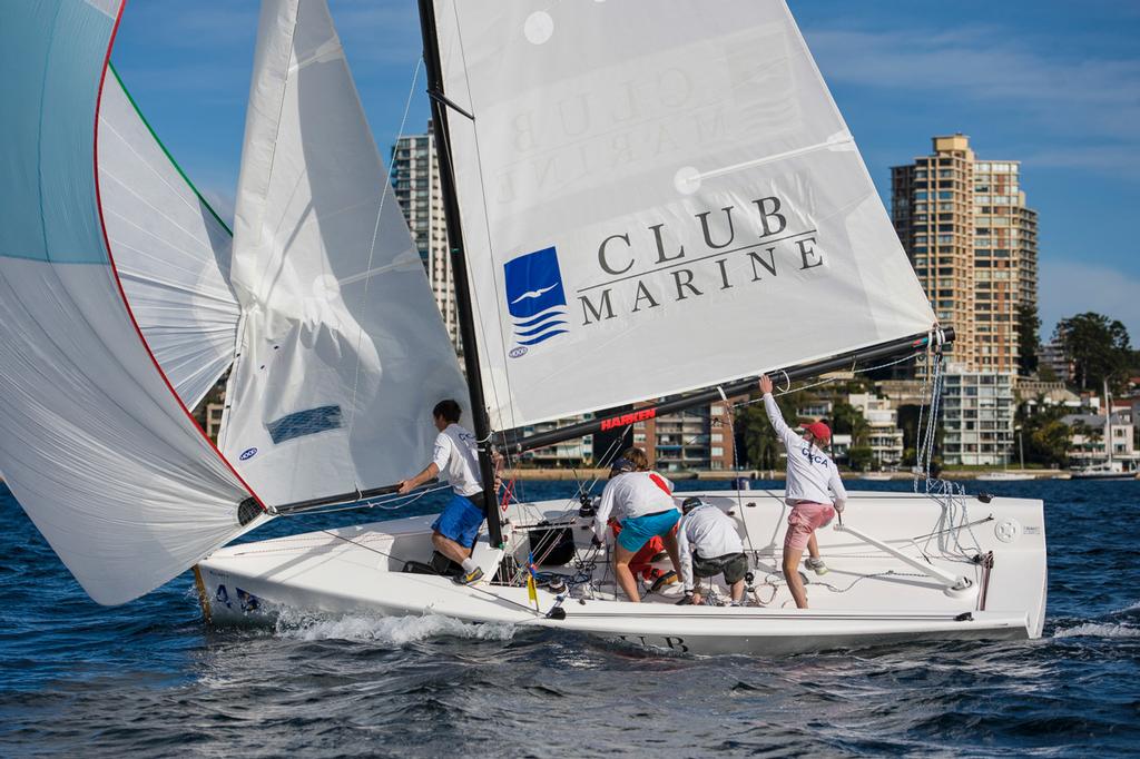 Murray Jones is the third highest ranked skipper in this event. Credit Brett Hemmings, www.sailpix.com.au photo copyright Brett Hemmings, taken at  and featuring the  class